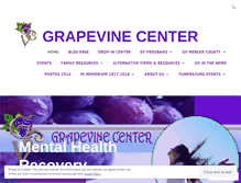 Tablet Screenshot of grapevinecenter.org